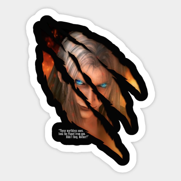 Sephiroth Sticker by AlexKramer